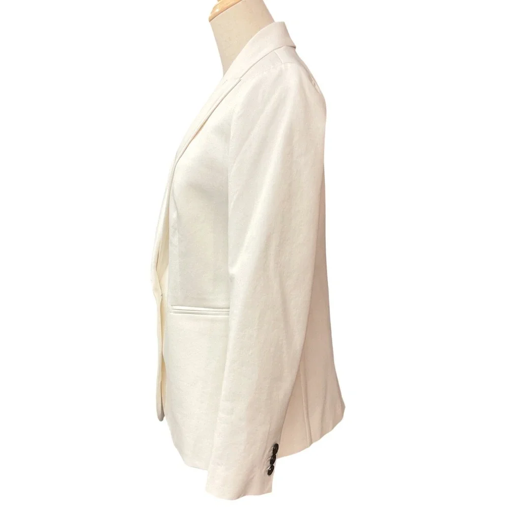 J.‎ Crew Women's Bi Stretch Collared Long Sleeve Office Minimalist Blazer Size 6